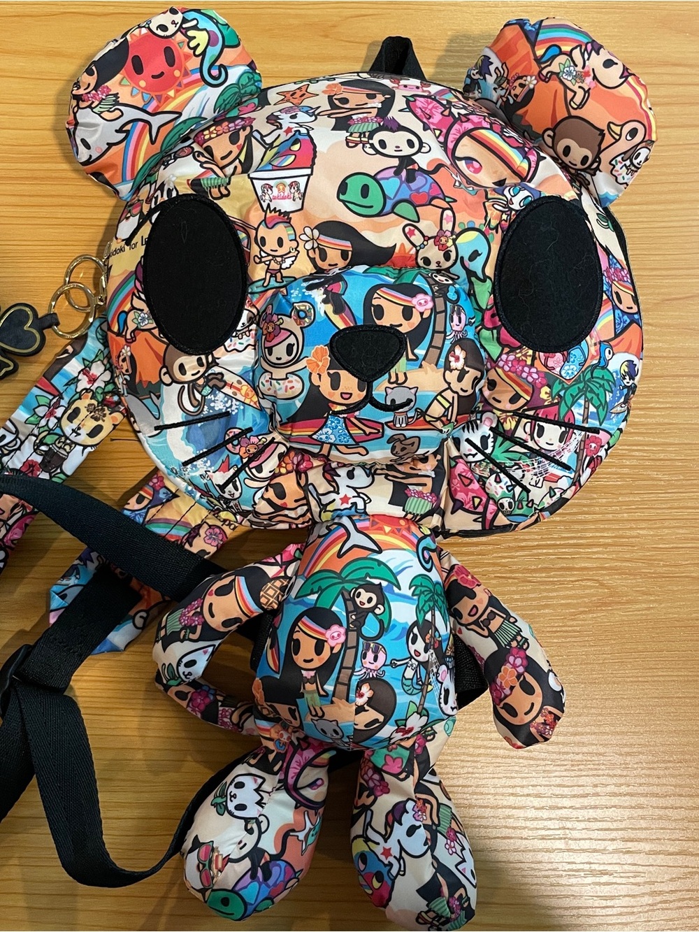 Tokidoki Lesportsac Dolcezza palette bear backpack